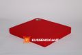 Outdoorstof kussen 45x45x5 Zwart