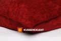 Leefkussen Stof 100 x 140 extra zachte meubelstof in koraal rood